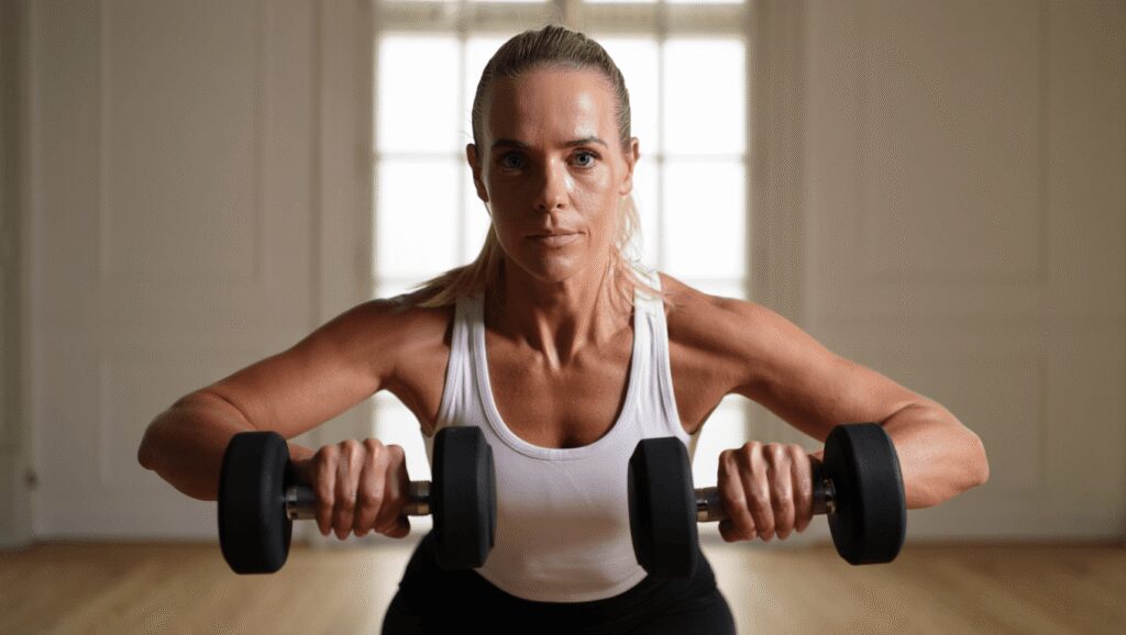 À 52 ans, cette kiné affirme que cette routine de
15 minutes est l’une des plus efficaces pour muscler les bras