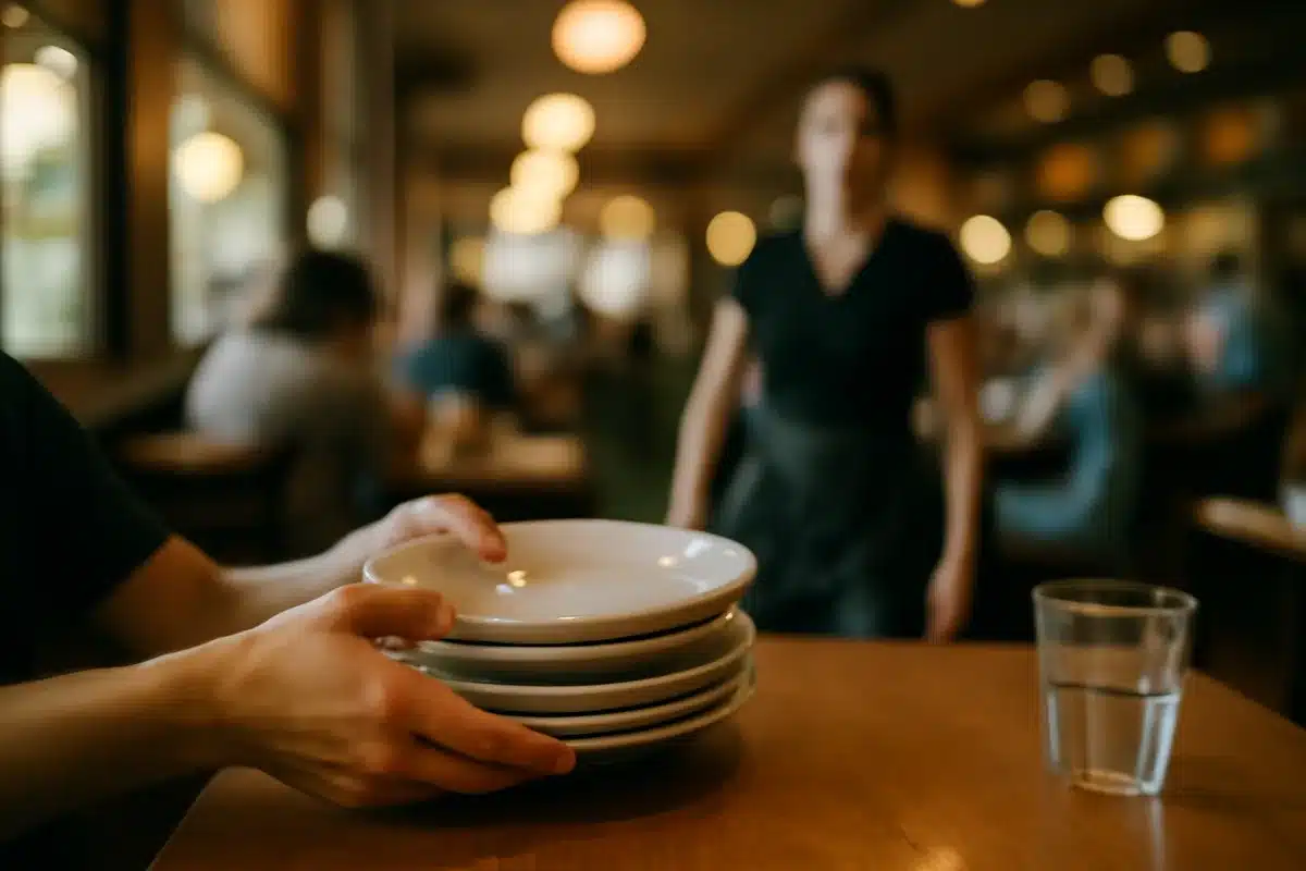 Pourquoi aider un serveur à débarrasser la table en dit long sur votre personnalité ?