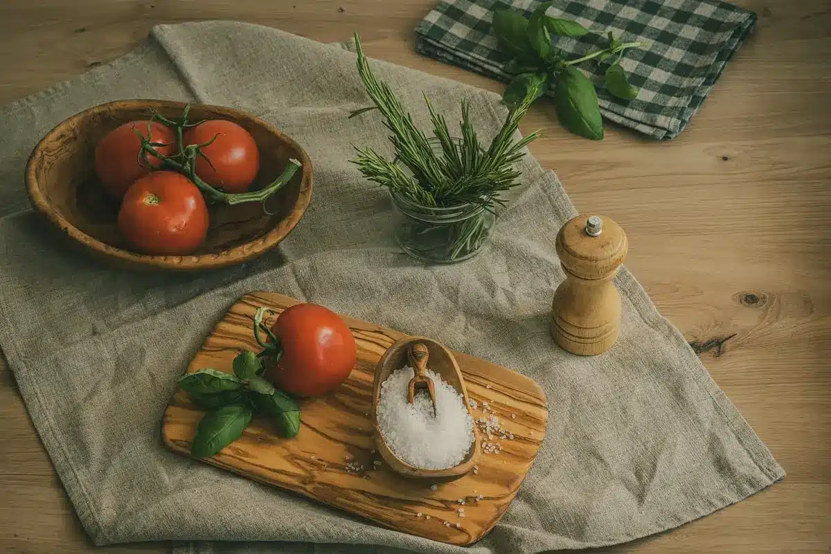 Bol de chips servi avec serviettes sur une table d'apéritif